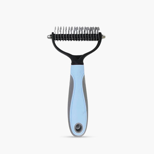 Pet Deshedding Brush - Gentle Grooming Tool - For Dogs and Cats