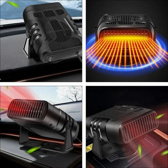 12V Car Heater - Portable Fan - 360° Rotation