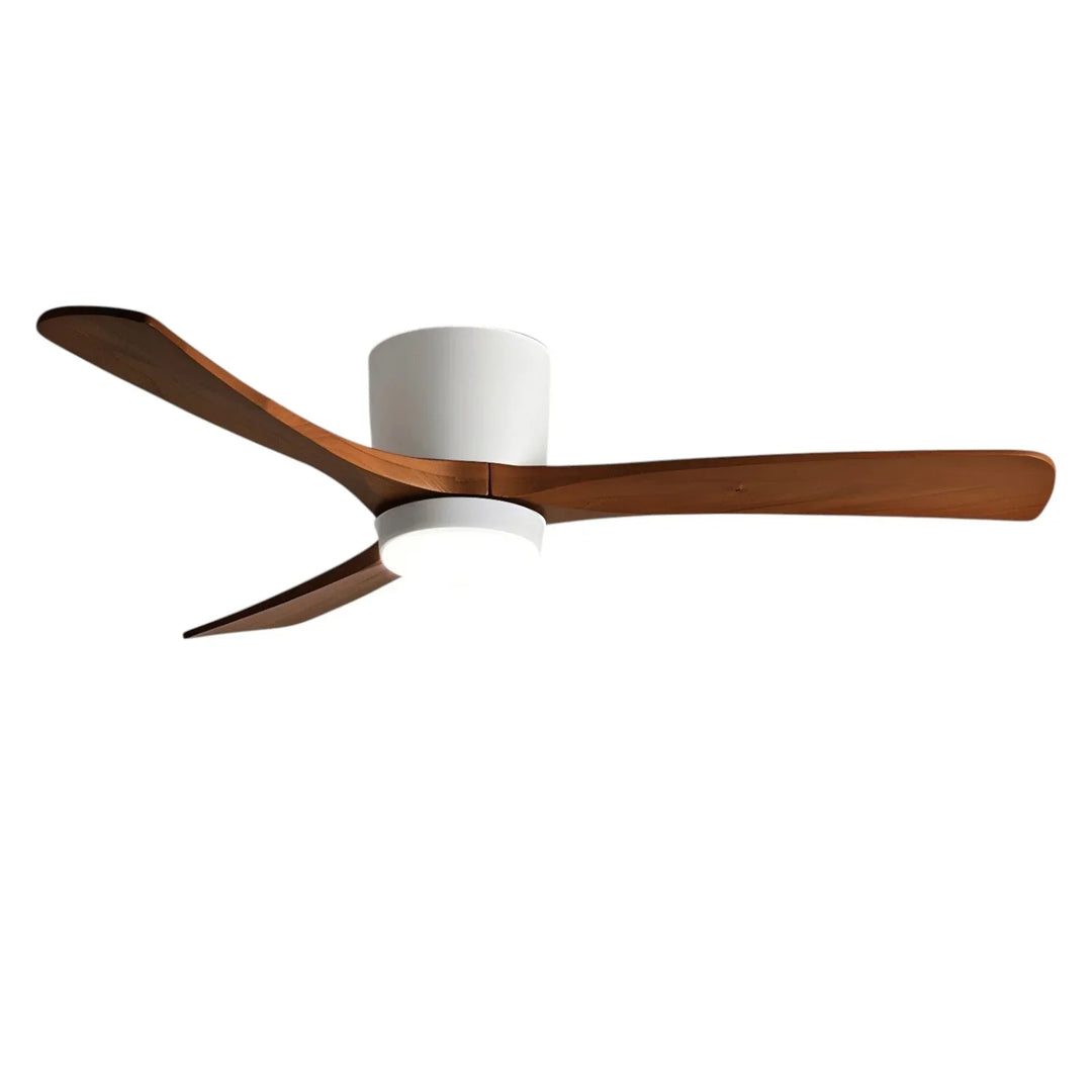 Ceiling Fan Light - Wooden Blades - LED Lighting - Luvonic
