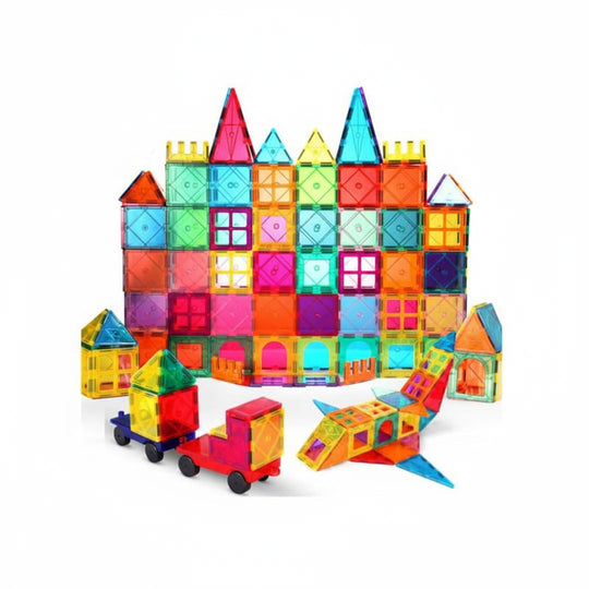 Magnetic Building Blocks - Kids Montessori - 60 Pieces