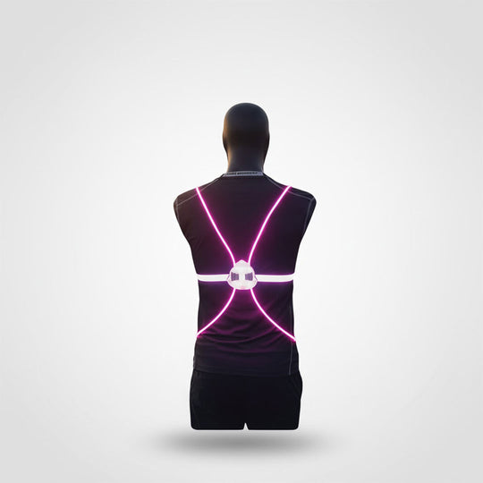 LED Safety Vest - Reflective Light - Adjustable Strap