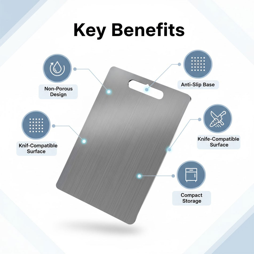 Cutting Board - Titanium Surface - Kitchen Accessory