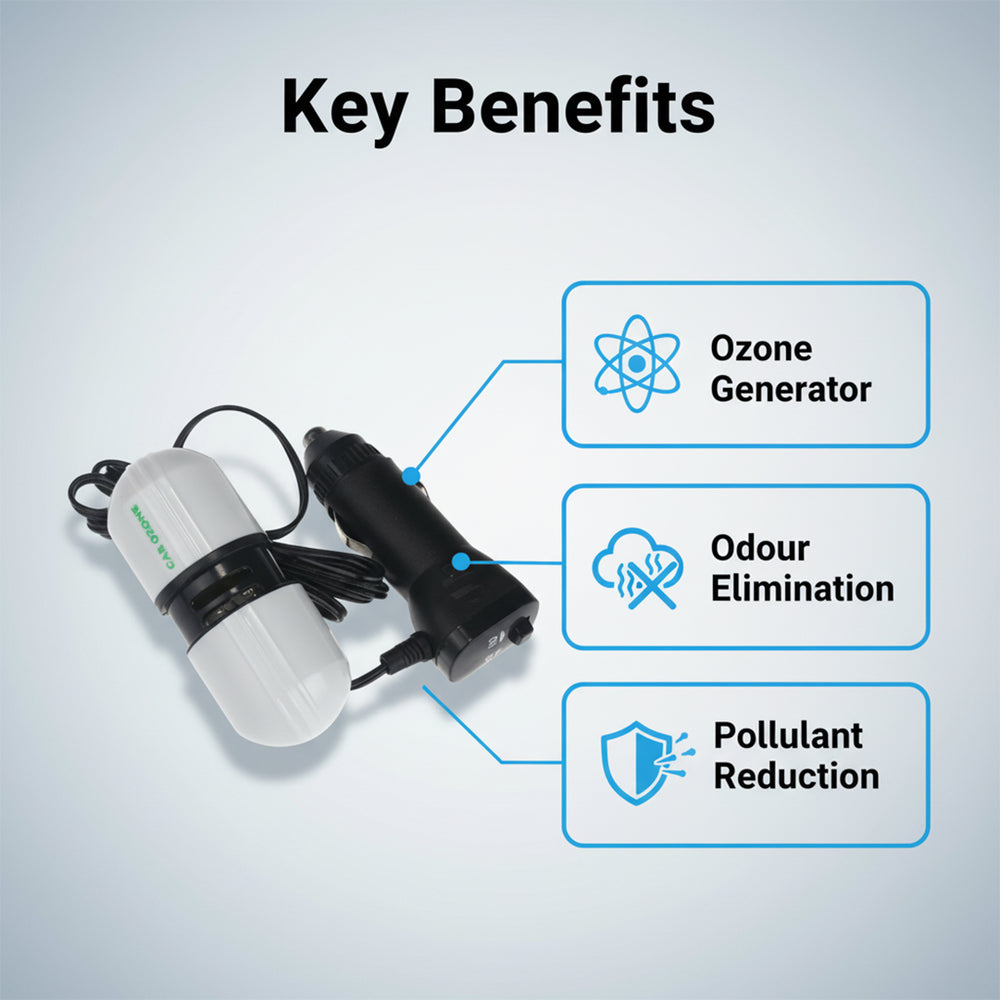 Car Air Purifier - Ozone Generator - Portable Cleaner