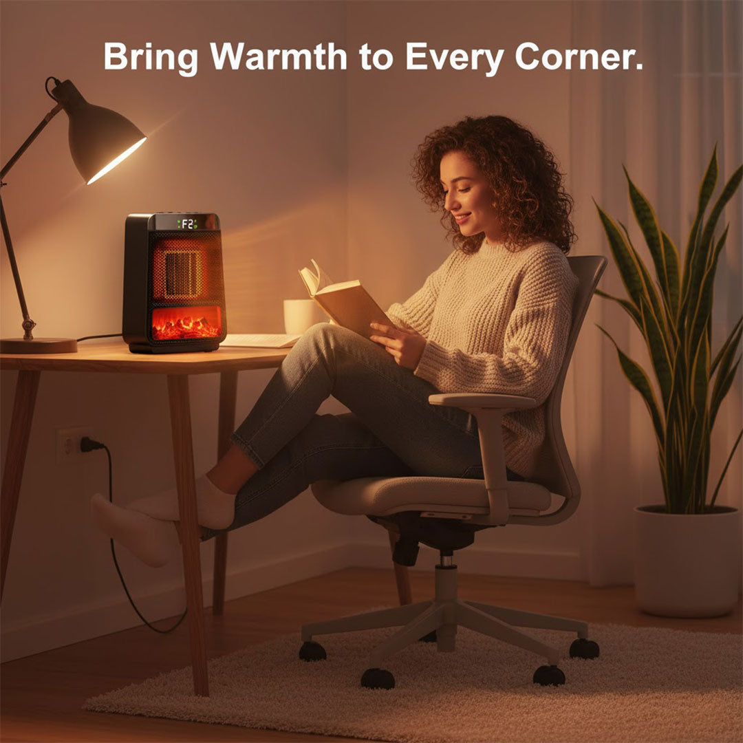 Electric Heater - Ceramic Element - Wall Plug