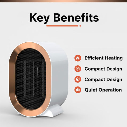 Mobile Electric Radiator - Ceramic Heater - Portable Design