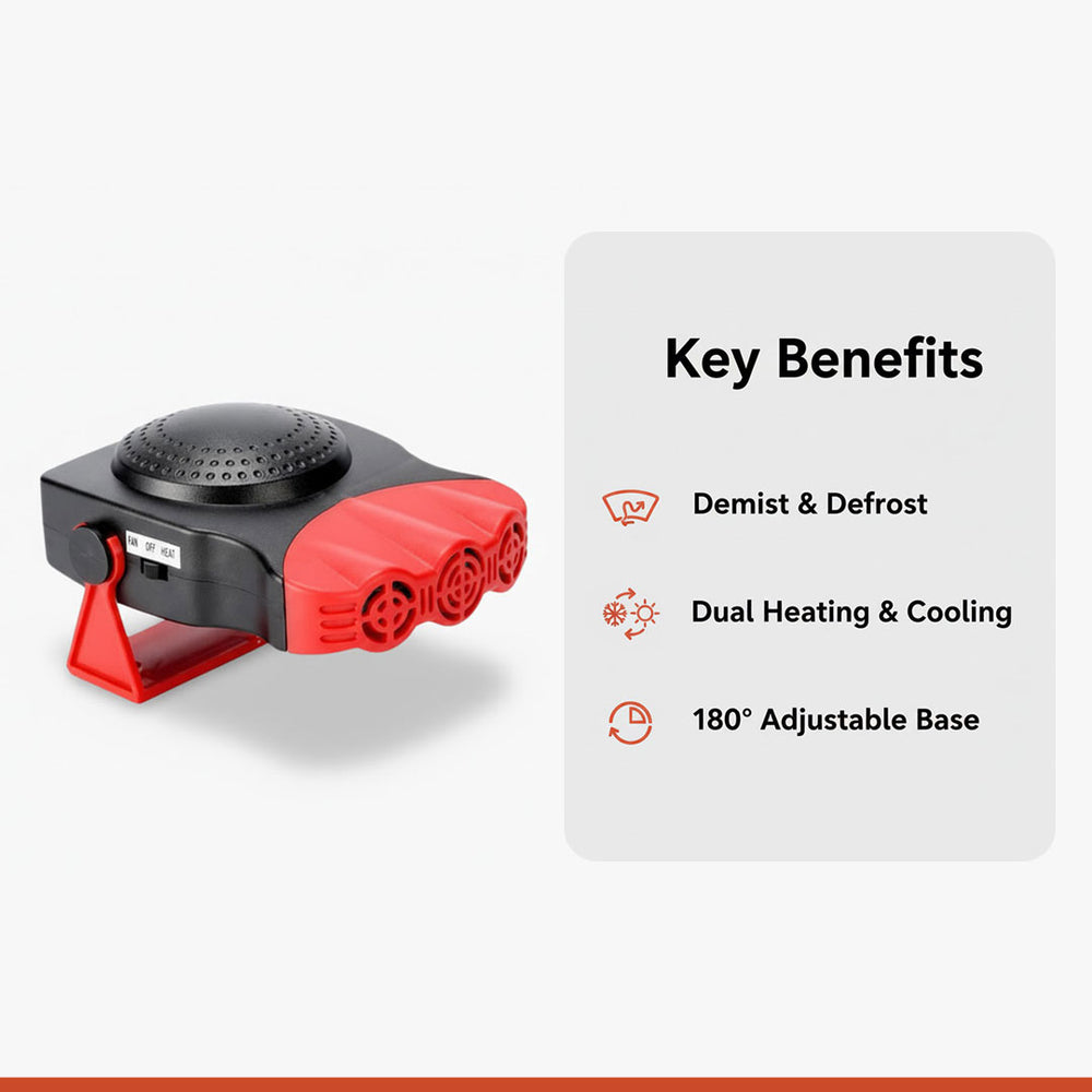 Car Heater - Demisting Function - Defrosting Design