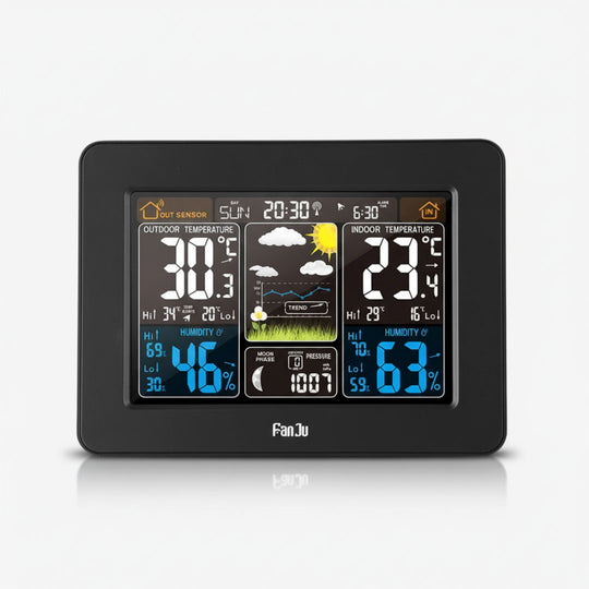 Wireless Weather Station - Indoor and Outdoor Use - LCD Display