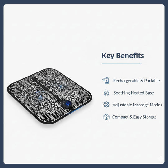 Foot Massager - Rechargeable Design - Heated Function