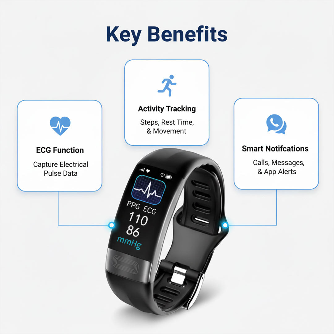 Smartwatch - ECG Function - Fitness Tracking