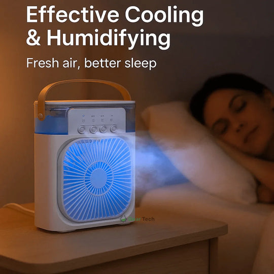 3-in-1 Air Cooler - Humidifier - Adjustable Fan