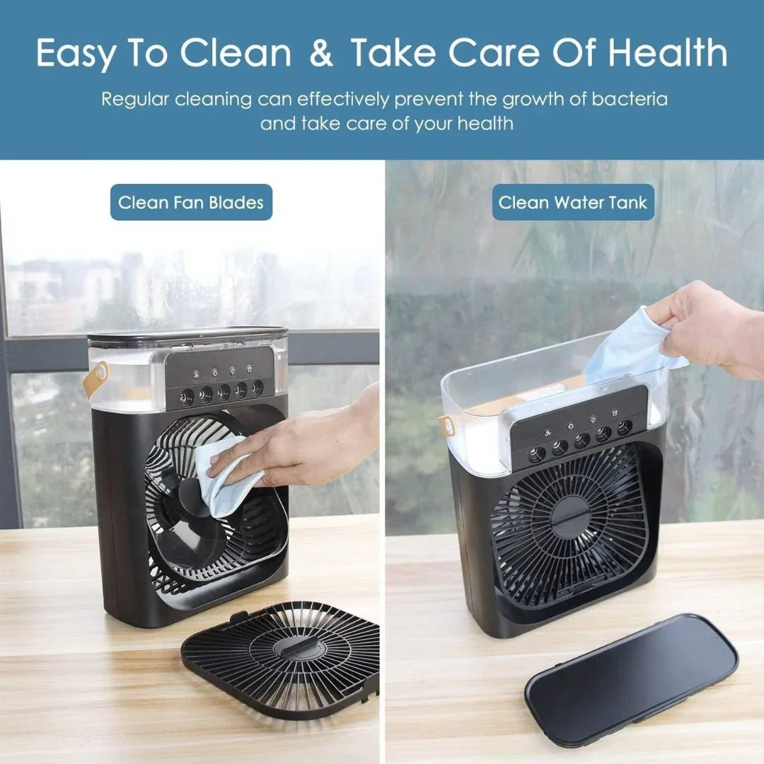3-in-1 Air Cooler - Humidifier - Adjustable Fan