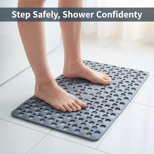Non-Slip Shower Mat - Anti-Slip Design - Easy to Clean
