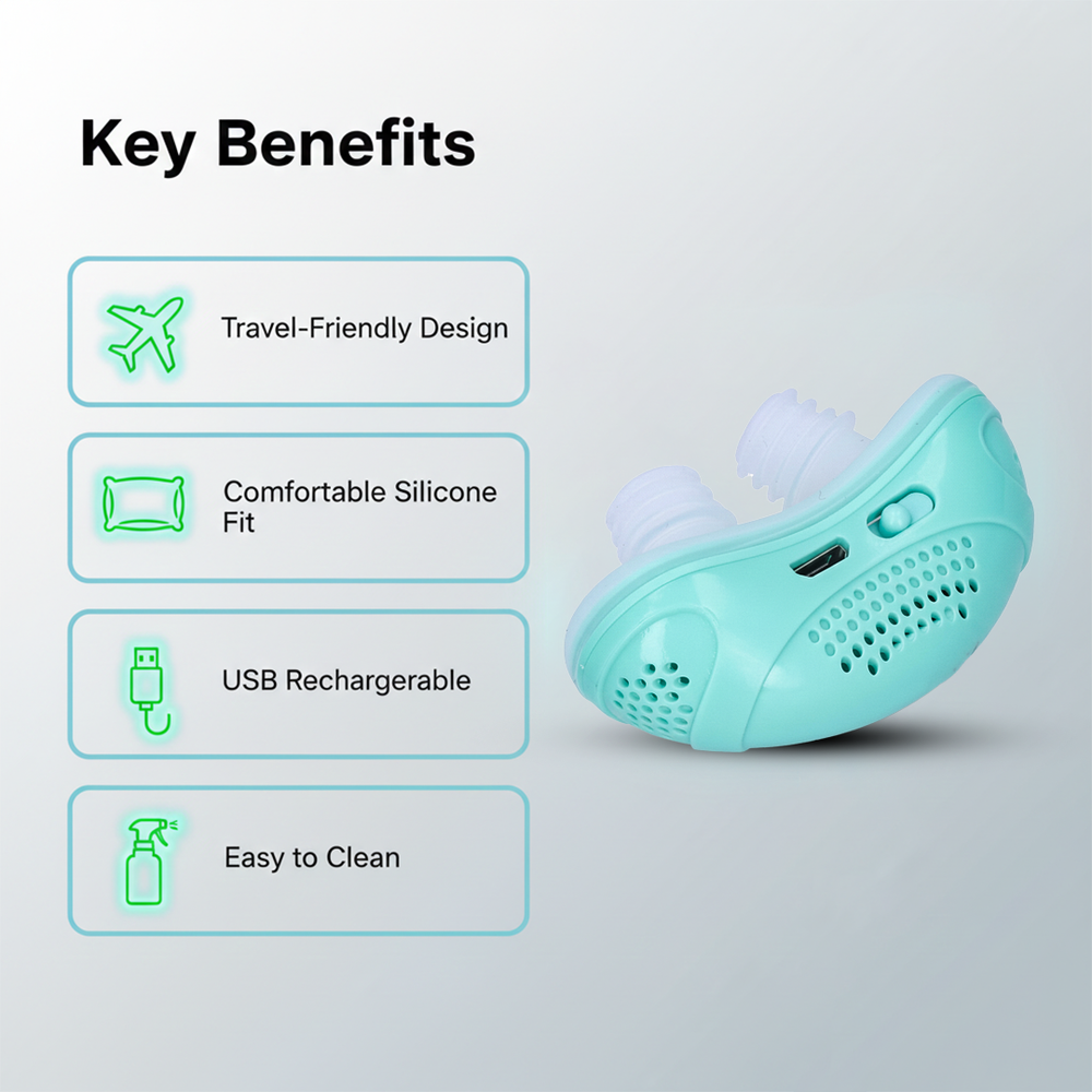 Anti-Snoring Device - Micro Ventilation - Travel Design