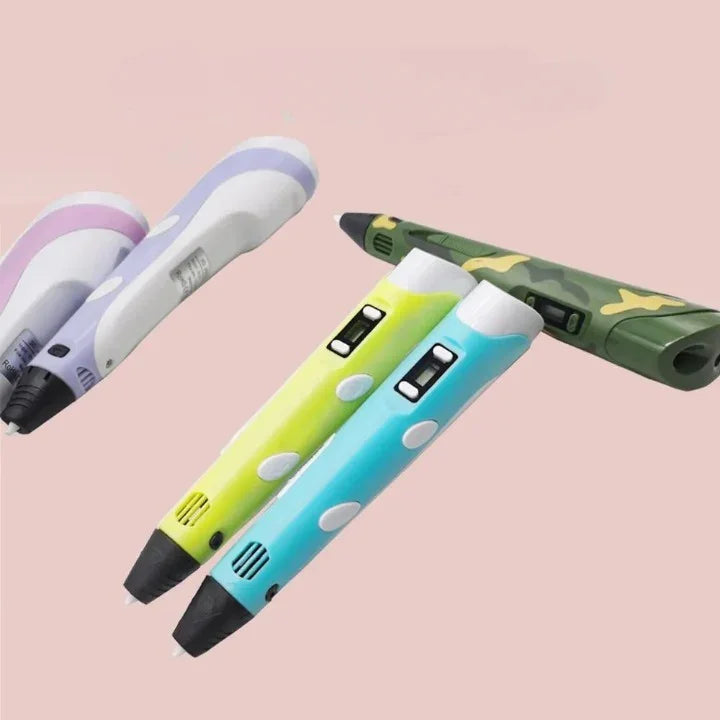 3D Printing Pen - LCD Screen - Kids Drawing