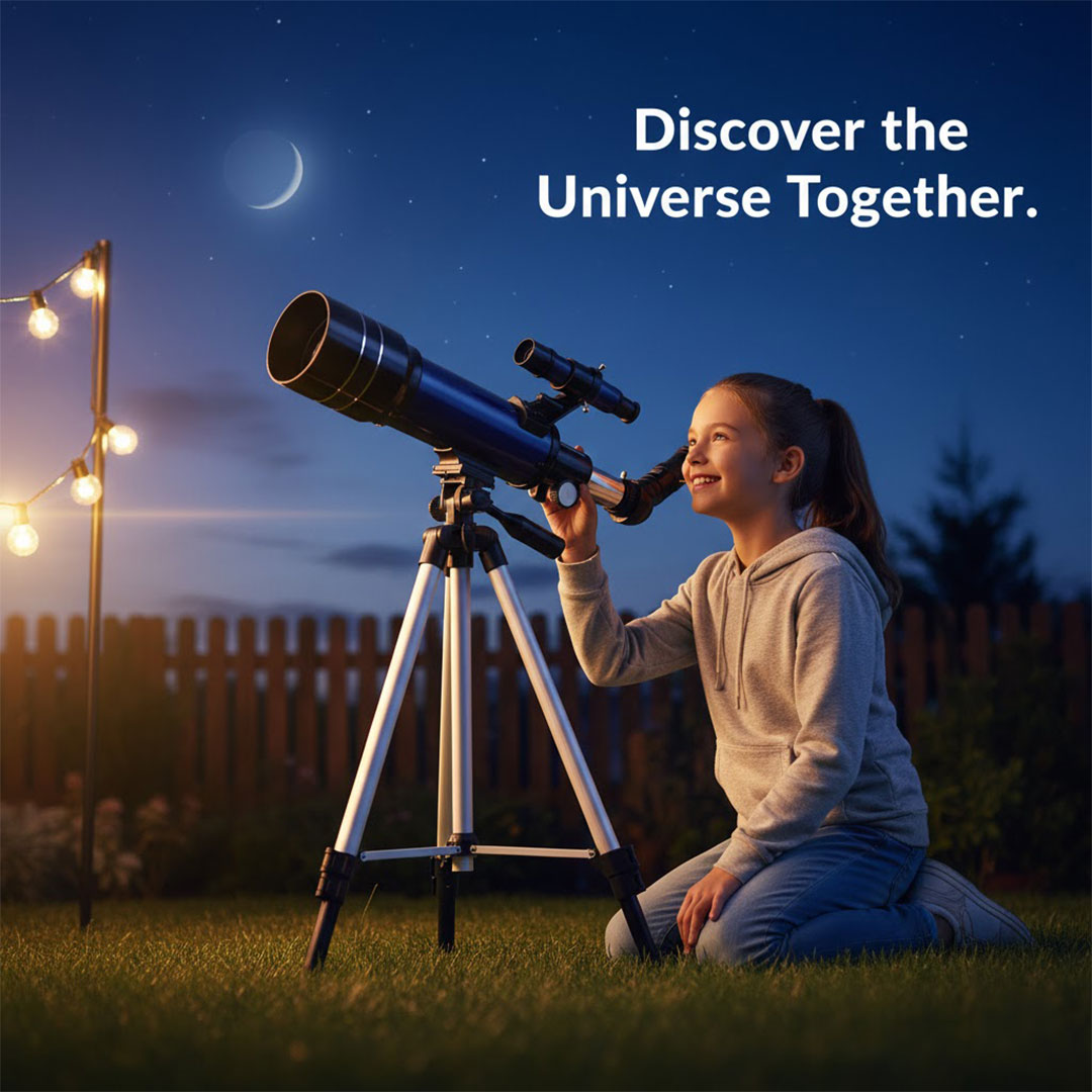 Starlight Telescope - 200X Magnification - Beginner-Friendly