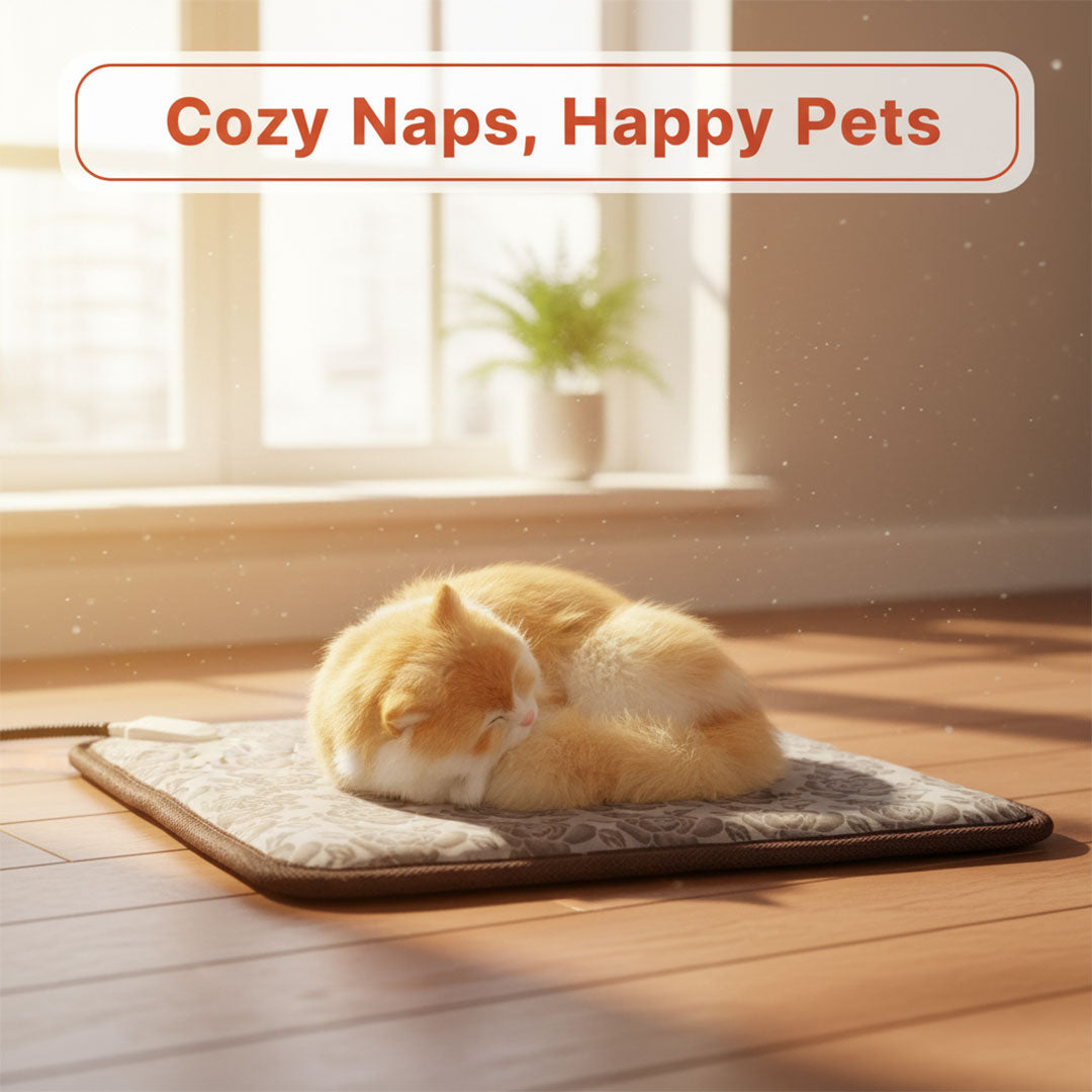Pet Heating Mat - Adjustable Temperature - Waterproof Design