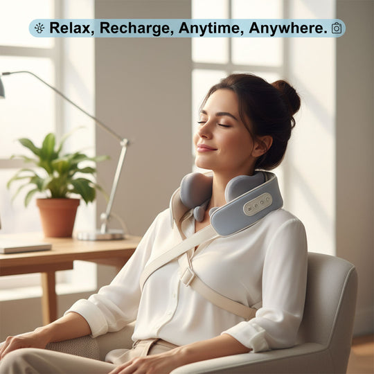 Neck and Shoulder Massager - Heat Therapy - Adjustable Settings