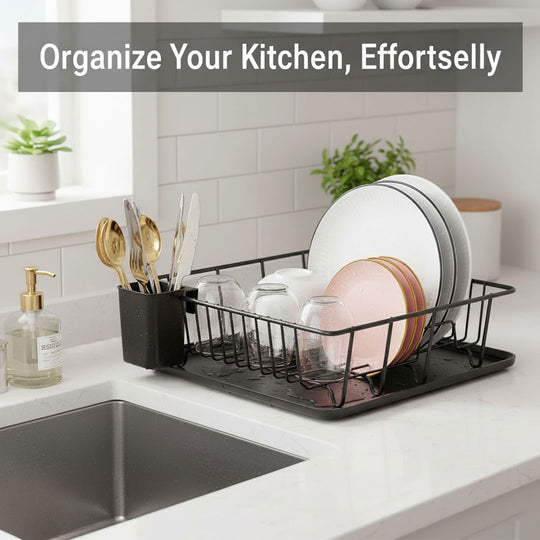 Dish Rack - Stainless Steel - Drip Tray