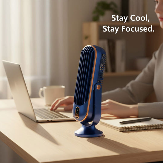 Portable Air Cooler - Desktop Fan - USB Rechargeable