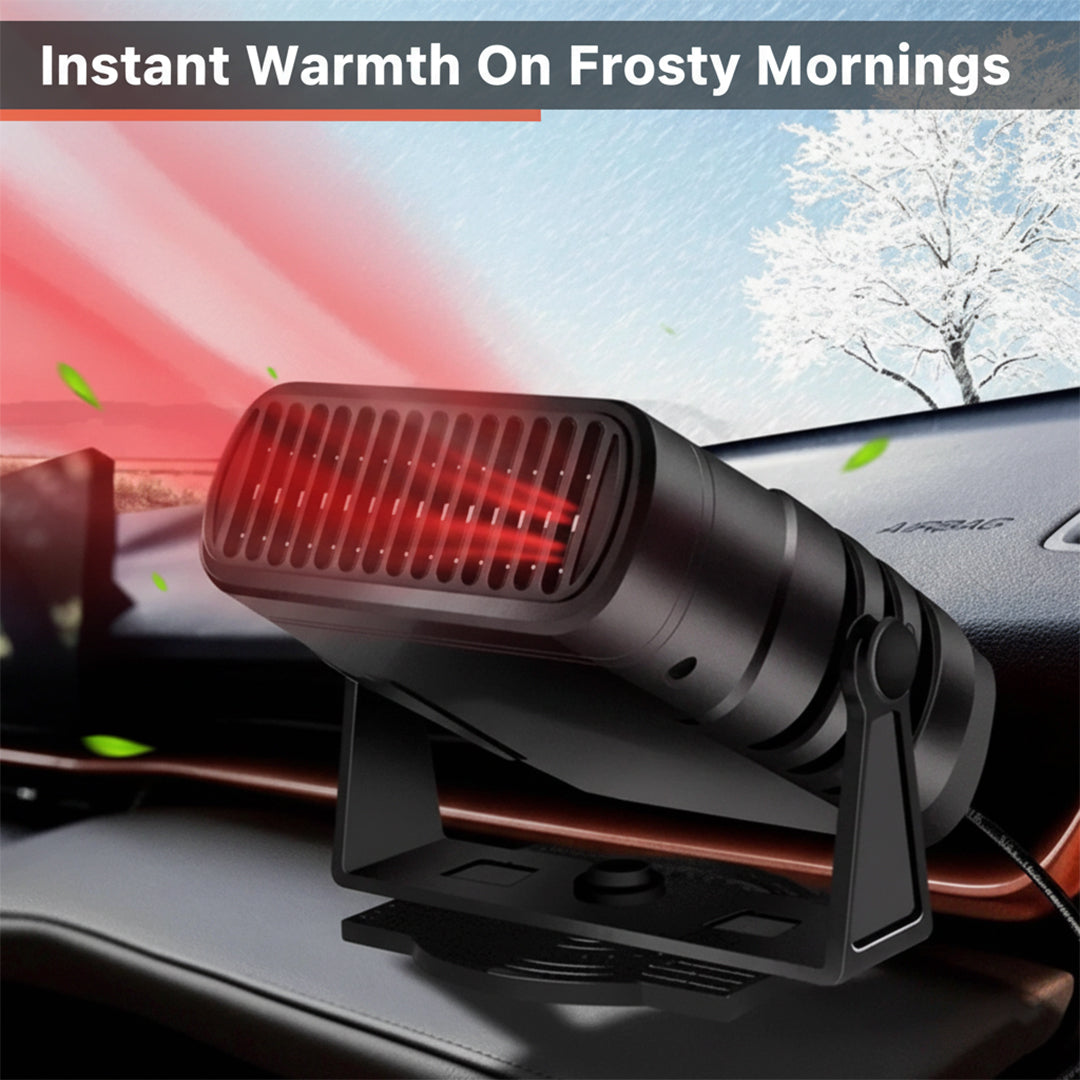 12V Car Heater - Portable Fan - 360° Rotation
