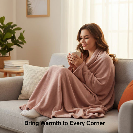 Electric Blanket - Cordless Design - USB Heated