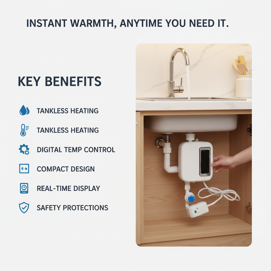 Water Heater - Tankless Electric - Temperature Control