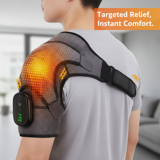 Shoulder Massager - Heat Function - Vibration Support