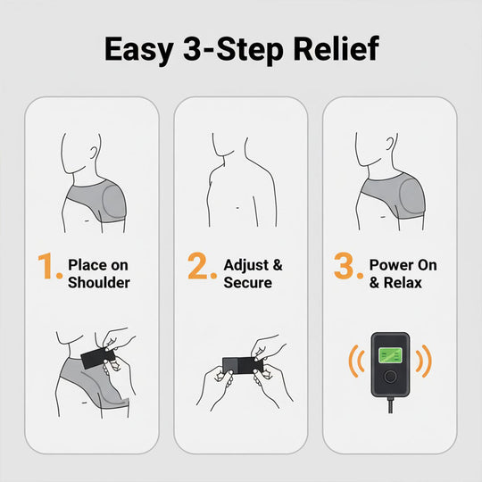 Shoulder Massager - Heat Function - Vibration Support