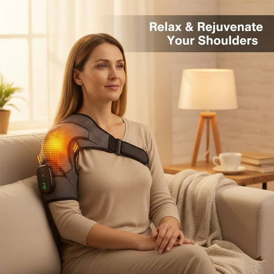 Shoulder Massager - Heat Function - Vibration Support
