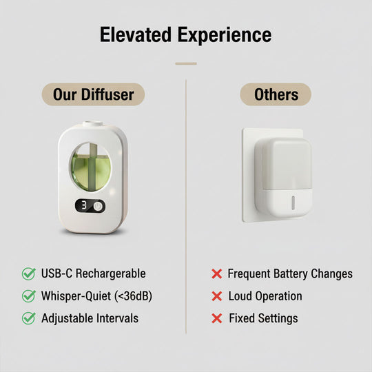 Automatic Diffuser - Ultrasonic Technology - Adjustable Settings