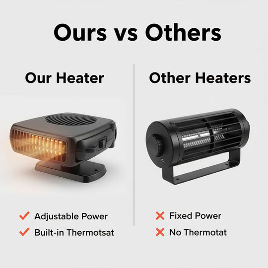 Car Heater - 150W 300W - 12V Ceramic Heater