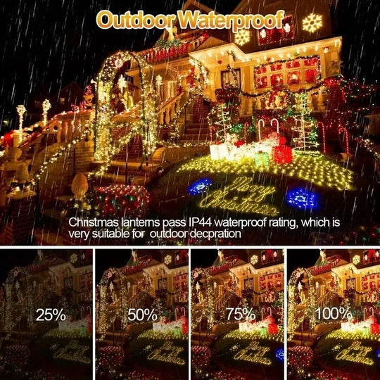 500 LED Outdoor Fairy Lights - Remote Control - Plug Powered
