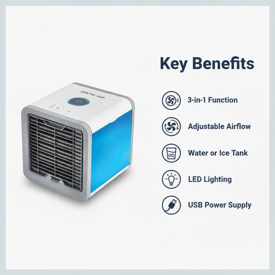 Air Cooler - Portable Humidifier - Air Purifier