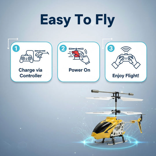 Mini RC Helicopter - Gyro System - Strong Frame