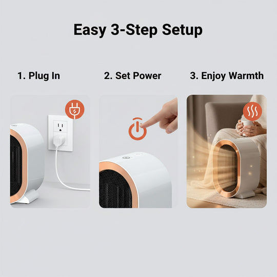 Mobile Electric Radiator - Ceramic Heater - Portable Design