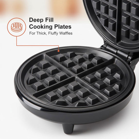 Waffle Maker - Adjustable Temperature - Deep Fill Plates
