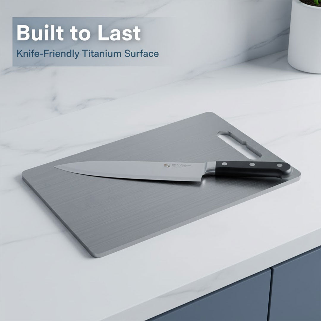 Cutting Board - Titanium Surface - Kitchen Accessory