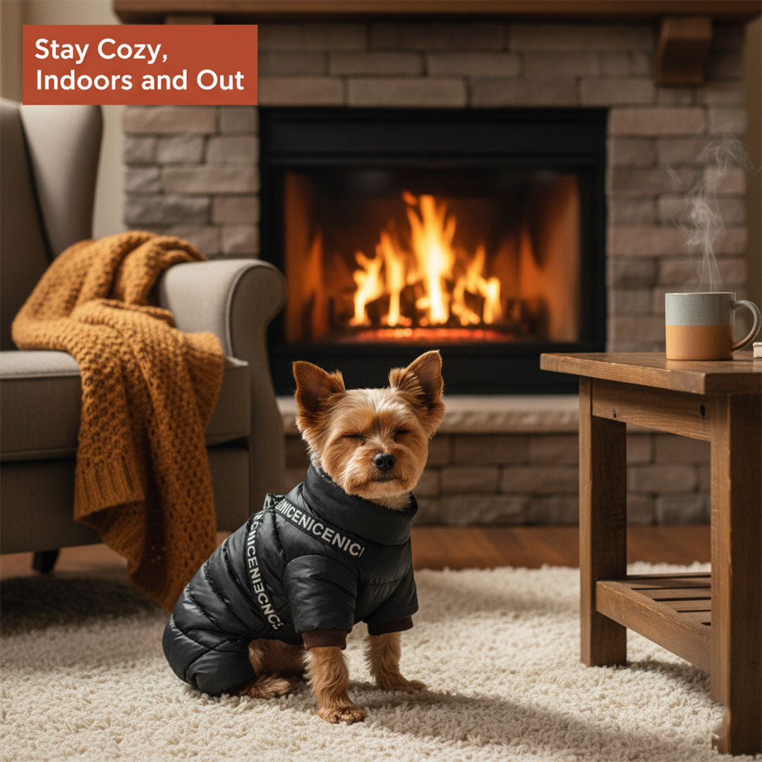 Dog Winter Coat - Insulated Jacket - Cold Weather Protection