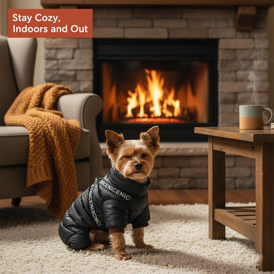 Dog Winter Coat - Insulated Jacket - Cold Weather Protection
