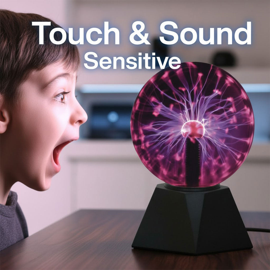 Plasma Globe Light - Touch-Activated - Home Decoration