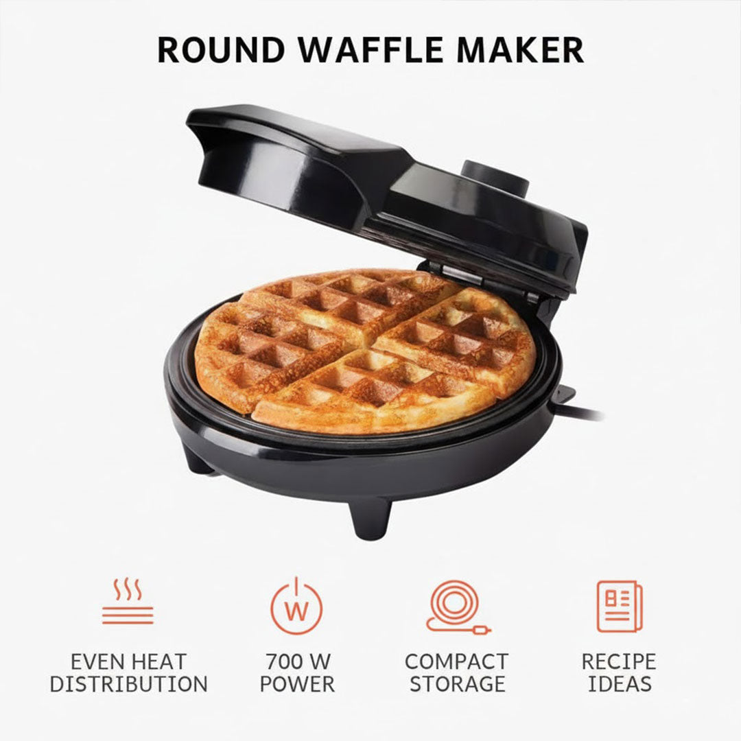 Waffle Maker - Adjustable Temperature - Deep Fill Plates