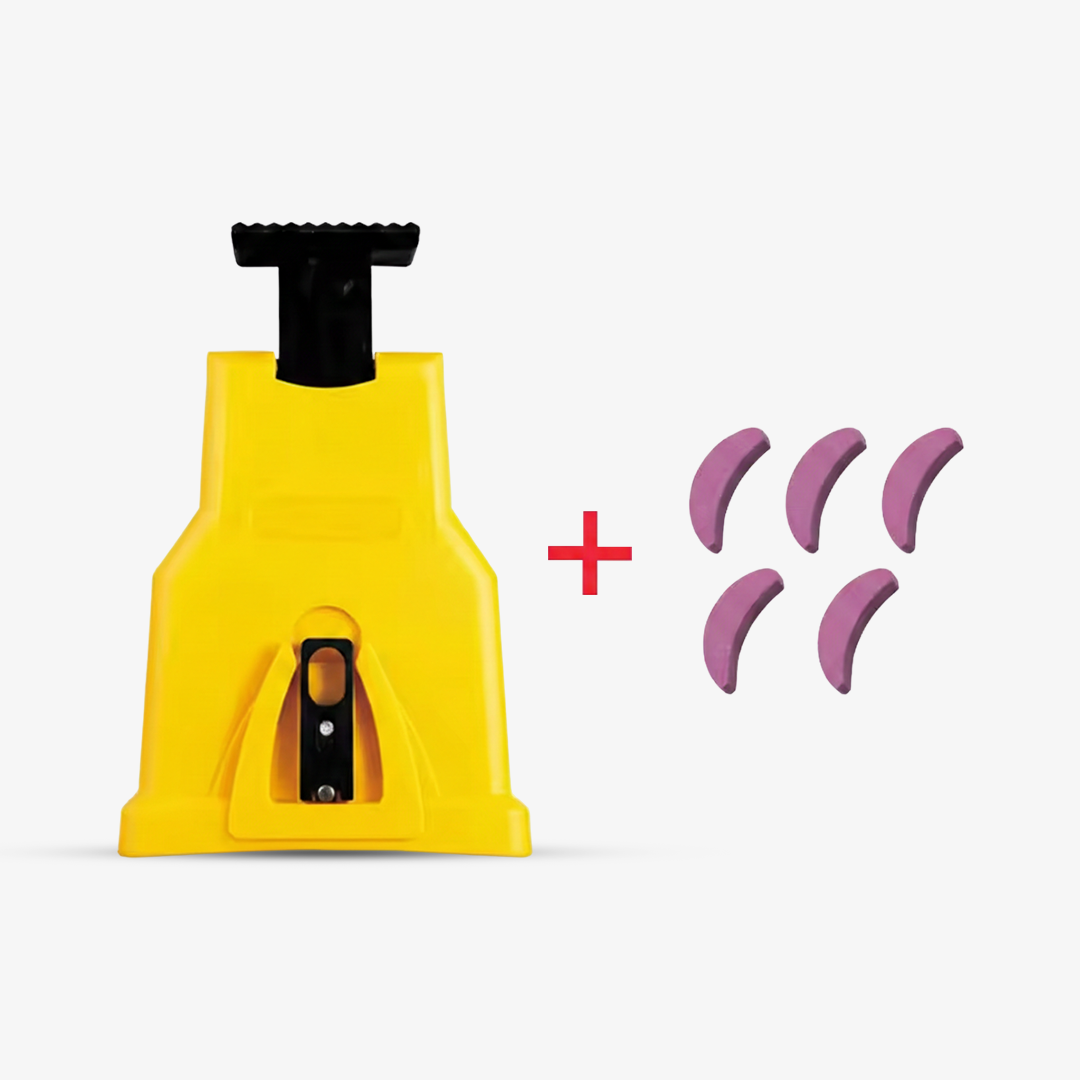 Chainsaw Sharpener - Blade Holder - Stone Attachment