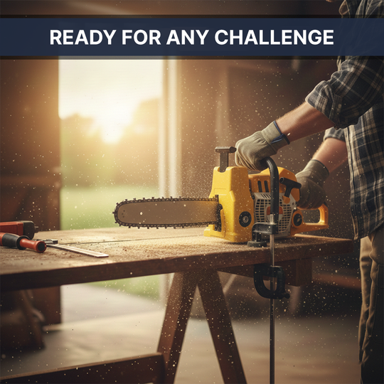 Chainsaw Sharpener - Blade Holder - Stone Attachment