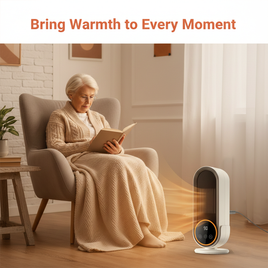 Space Heater - Compact Design - Digital Control