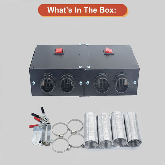 500W Car Heater - Compact Design - Quick Heating