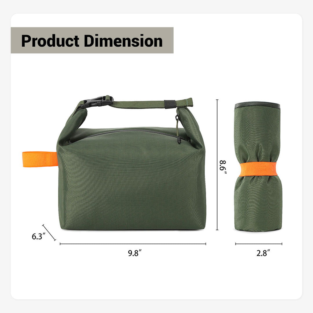 Lunch Bag - Insulated Design - Foldable Structure