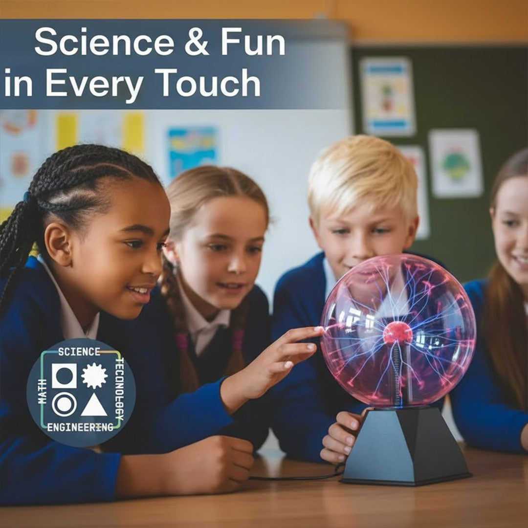 Plasma Globe Light - Touch-Activated - Home Decoration