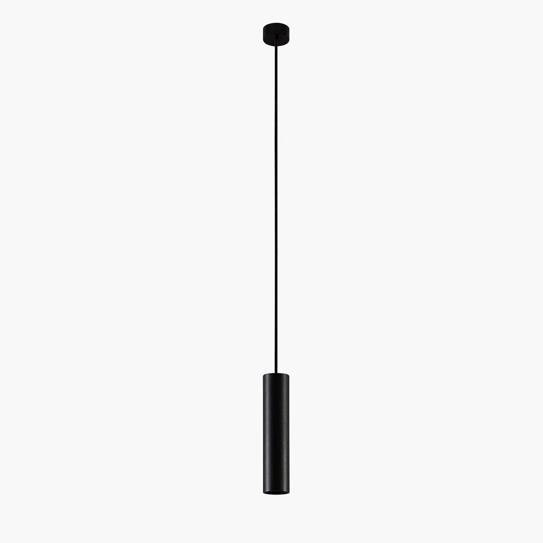 Pendant Light - Black Aluminium - Tube Design - Luvonic