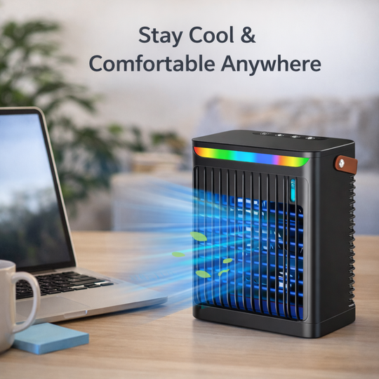 Air Cooler Fan - Portable Design - Adjustable Settings