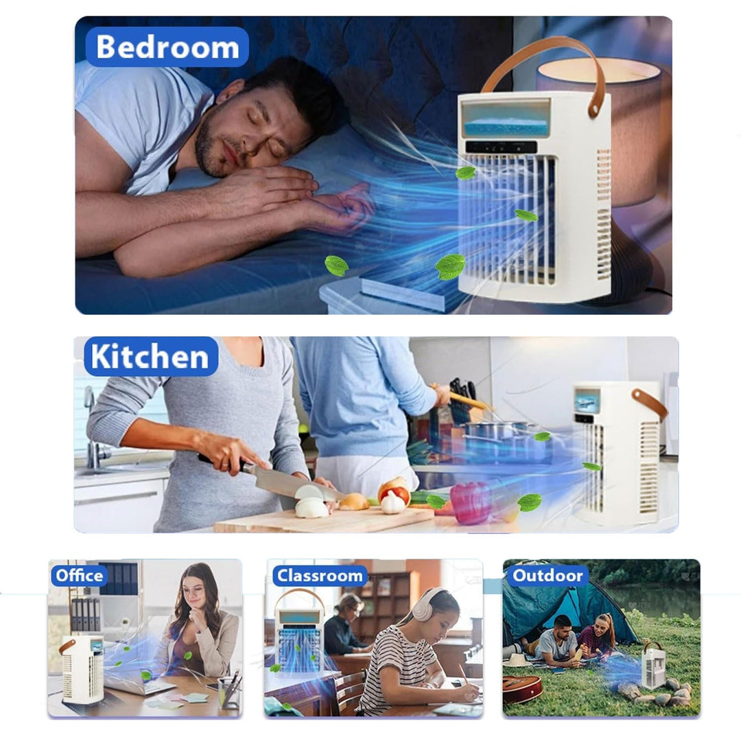 Air Cooler Fan - Portable Design - Adjustable Settings